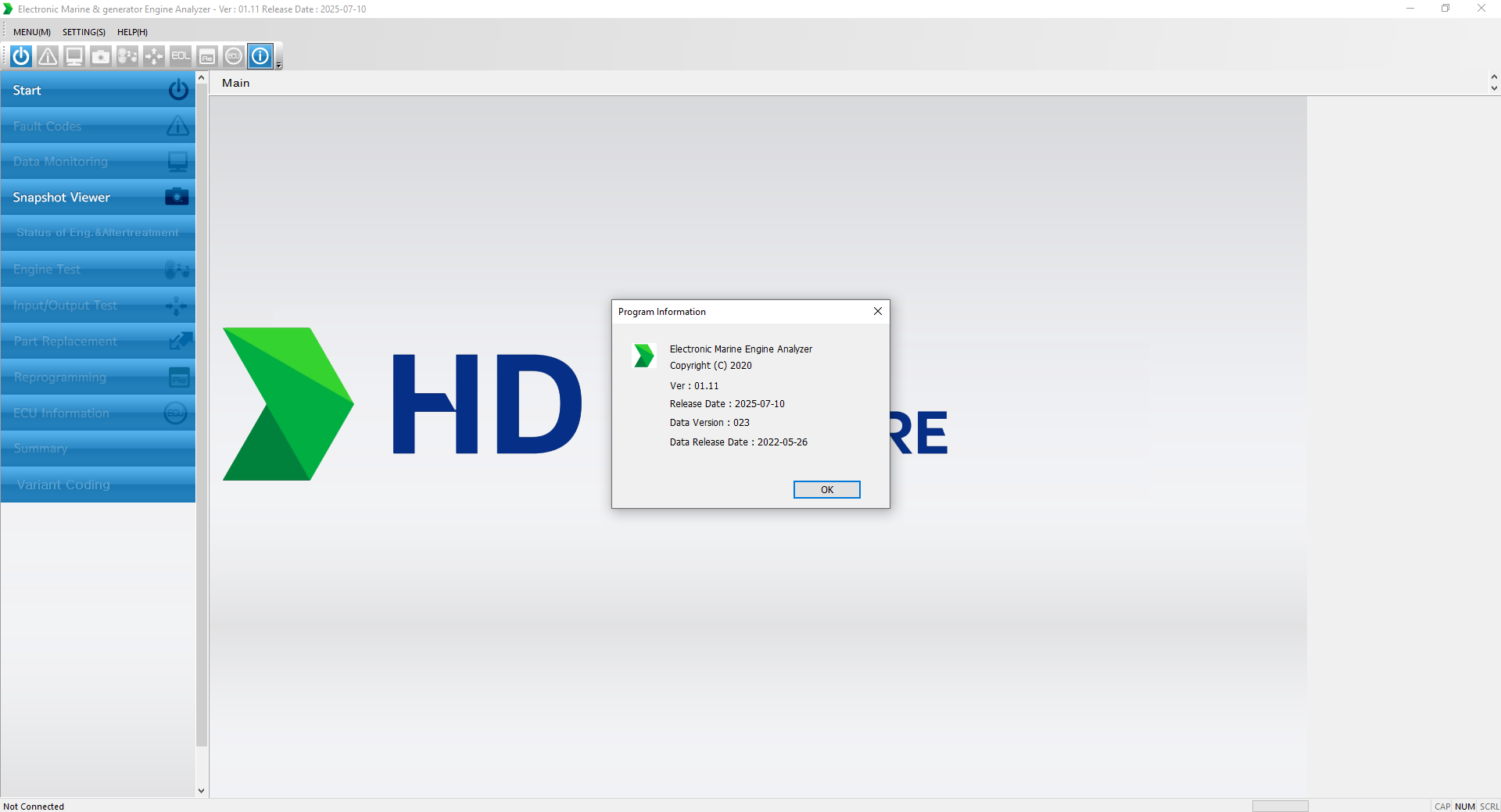 How To Fix Error Hyundai Electronic Marine Generator Engine Analyzer 01.11 10.07.2025 Diagnostic Program (1)