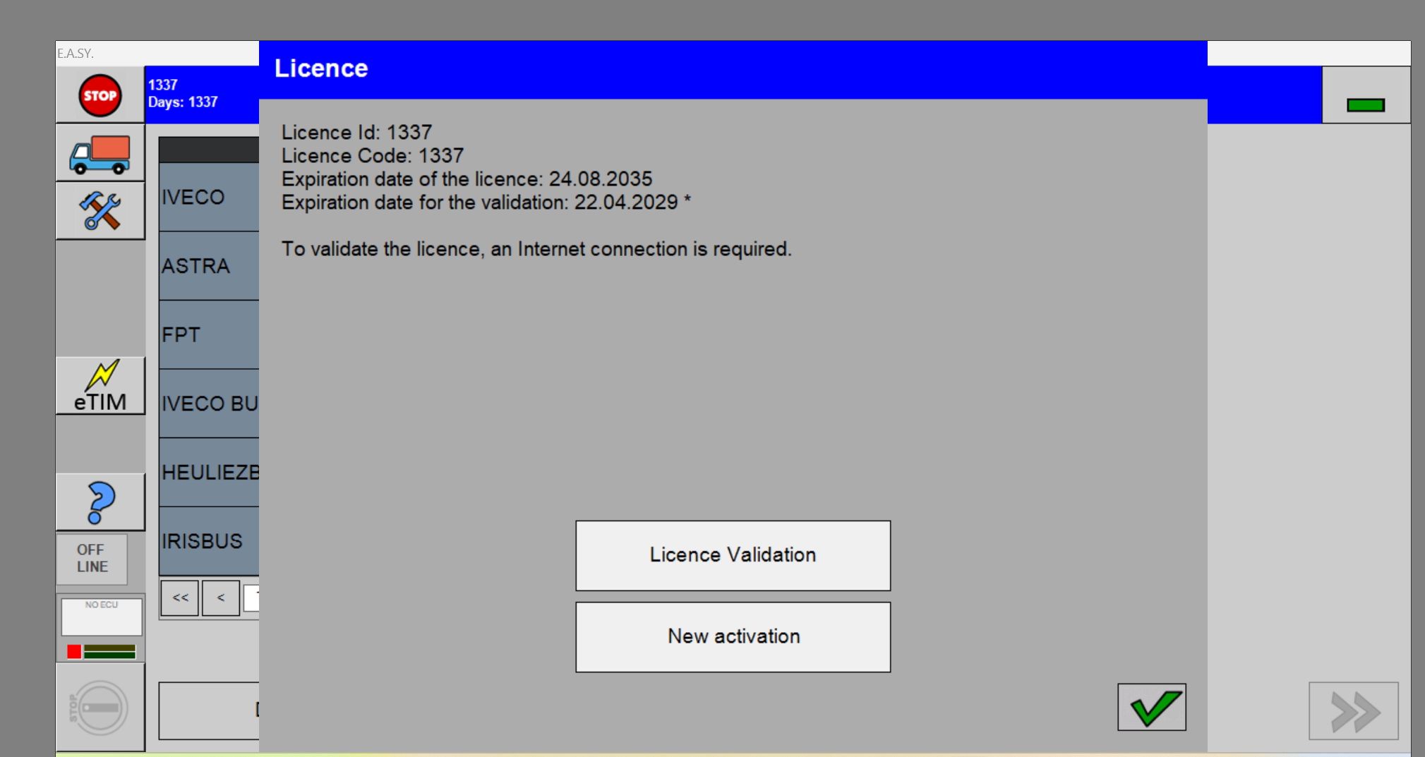 How To Fix Error IVECO Diagnostic Tool EASY 18.1 offline (1)
