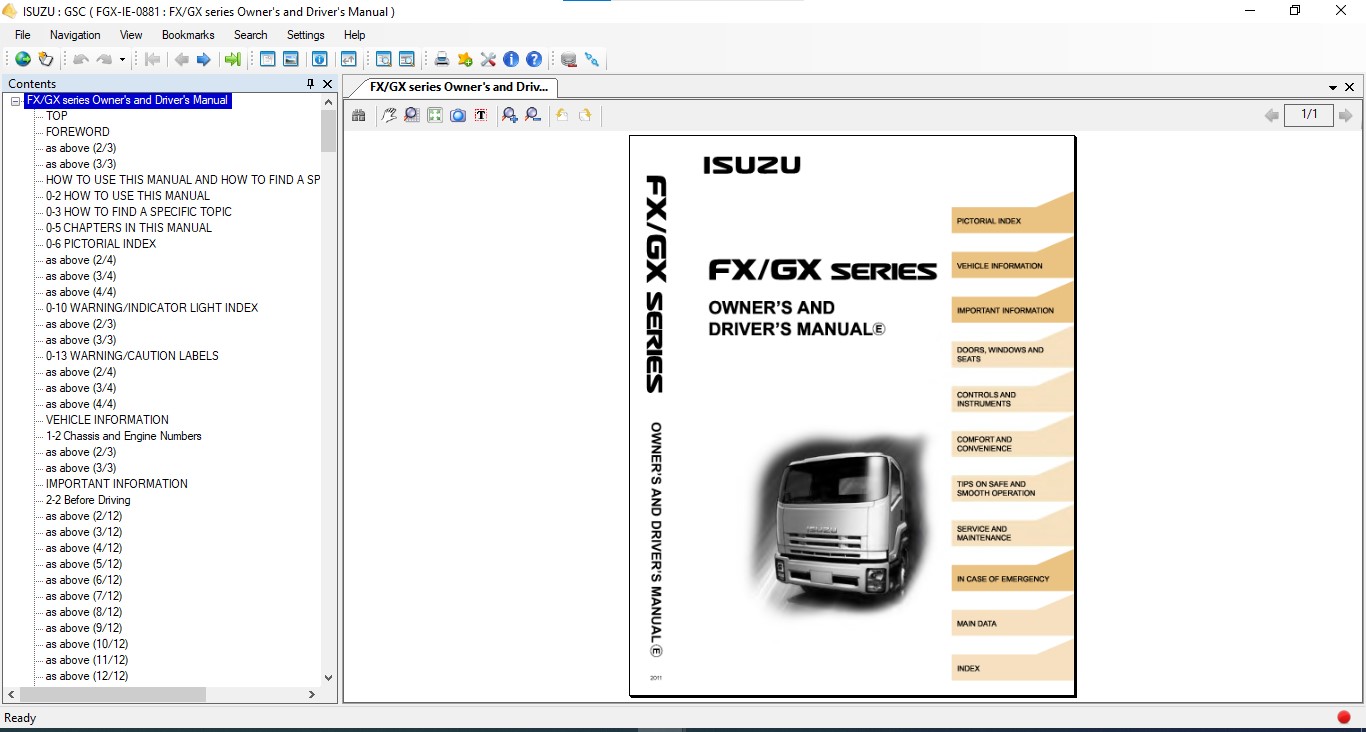 How To Fix Error Isuzu CSS Net World Wide Manual 3.0 Workshop Manual 2021 Offline (1)