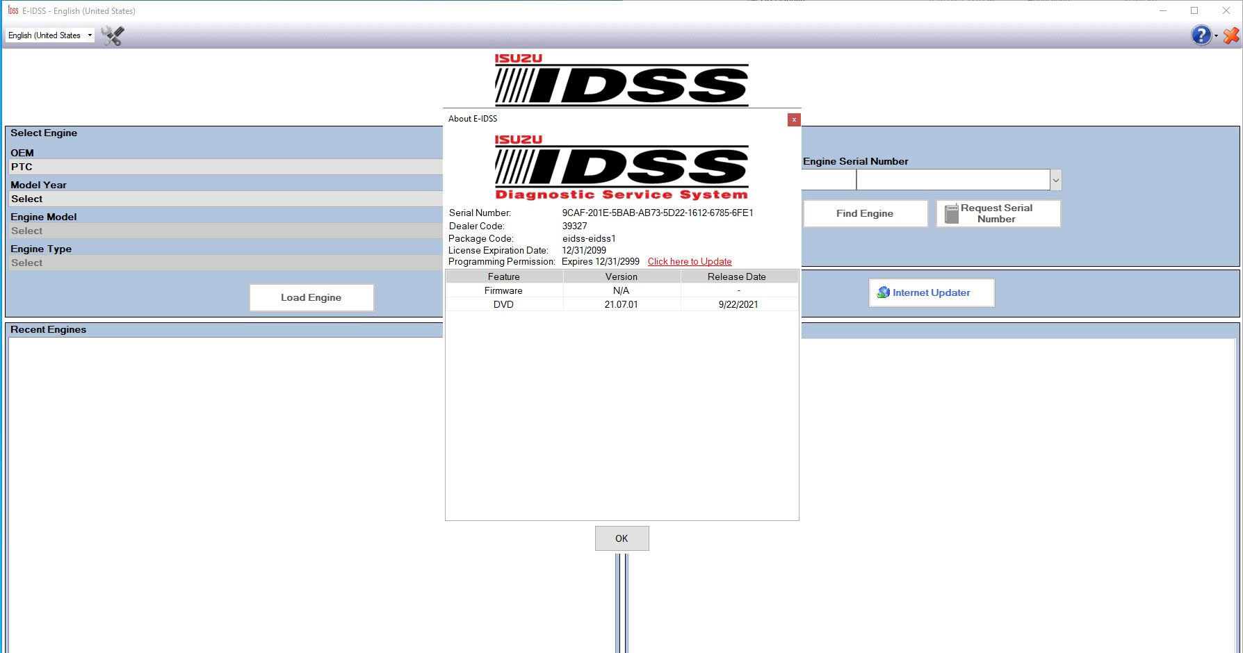 How To Fix Error Isuzu Diagnostic Program E IDSS Engine Industrial 12.2024 (1)