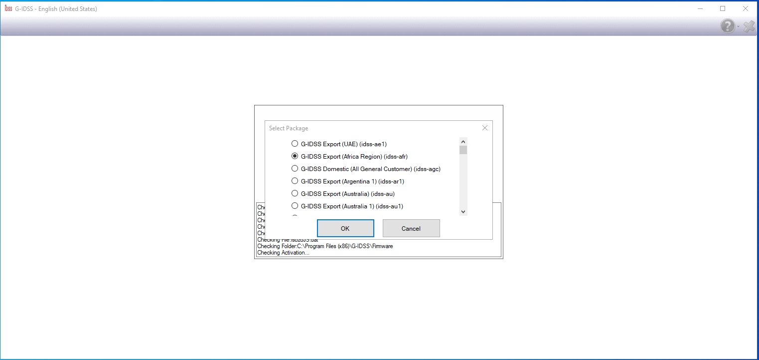 How To Fix Error Isuzu Global Export G IDSS 03.2025 Diagnostic Service System (2)