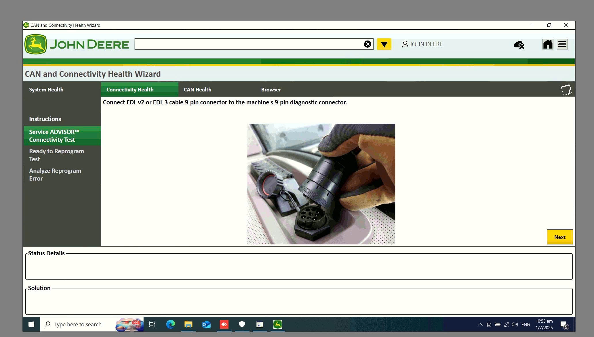 How To Fix Error John Deere CAN and Connectivity Health Wizard v1.21.3.5 Program (1)