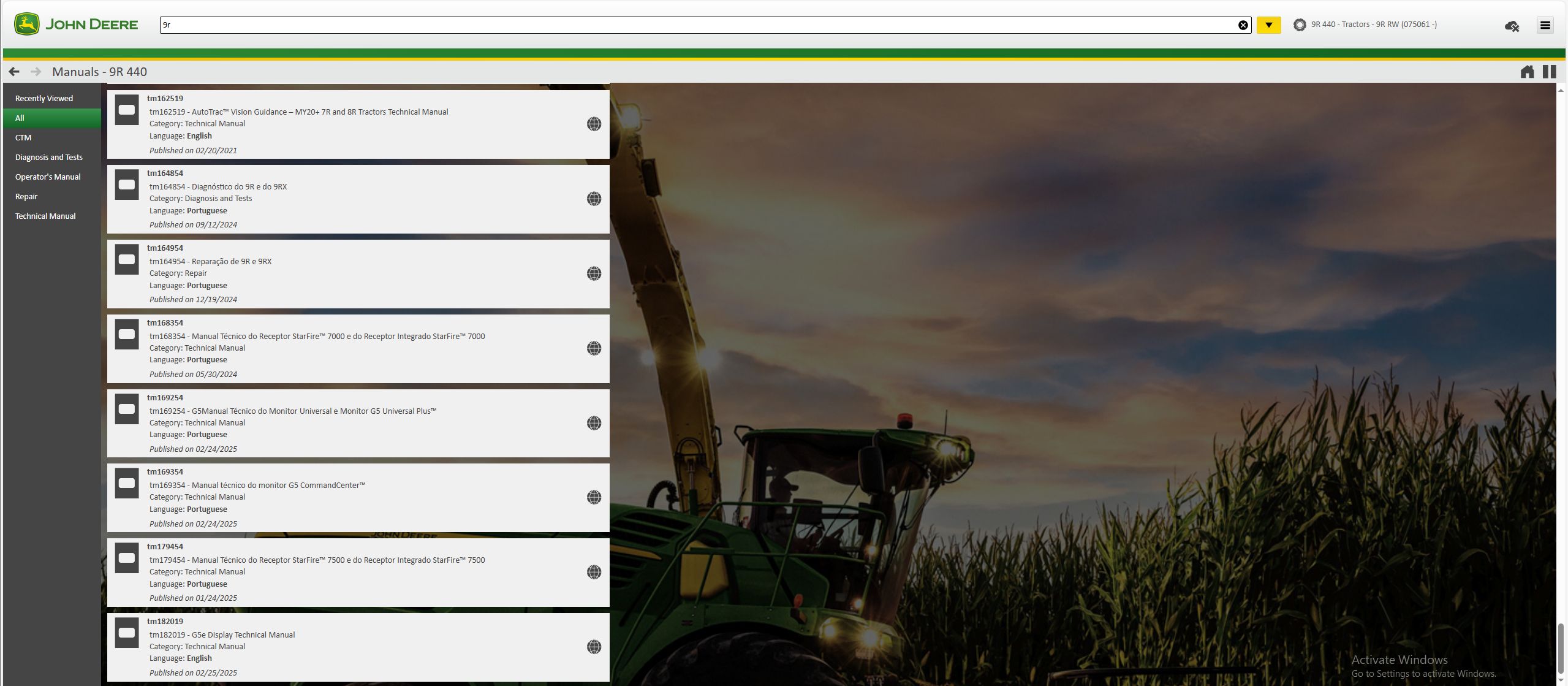 How To Fix Error John Deere SA 5.3.266 AG Agricultural 06.2025 Diagnostic Program (1)