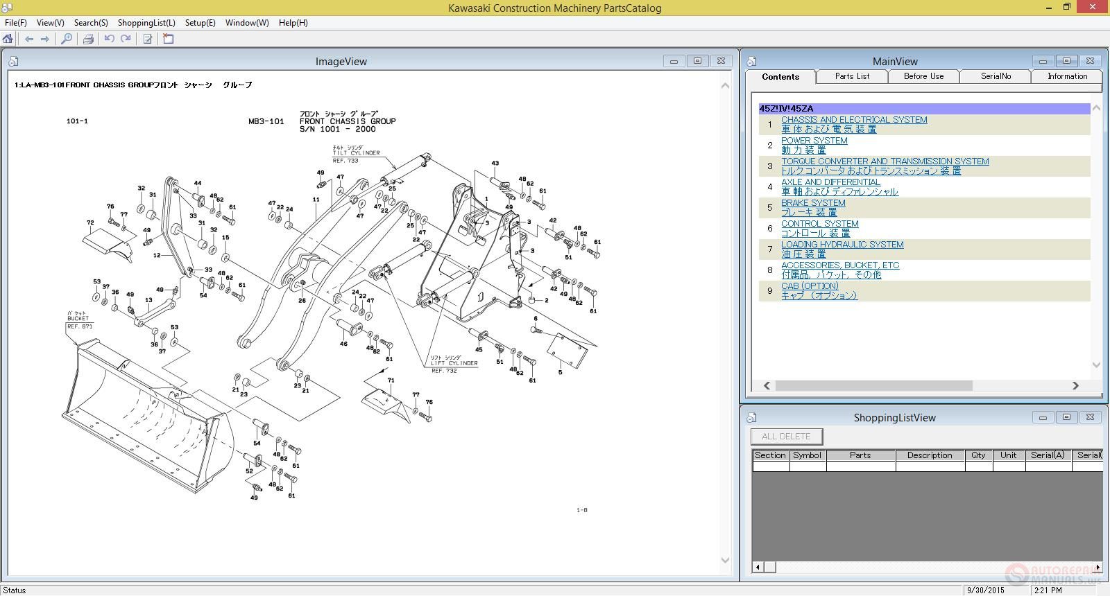 How To Fix Error Kawasaki Construction Machinery Parts Catalog 2010 (1)