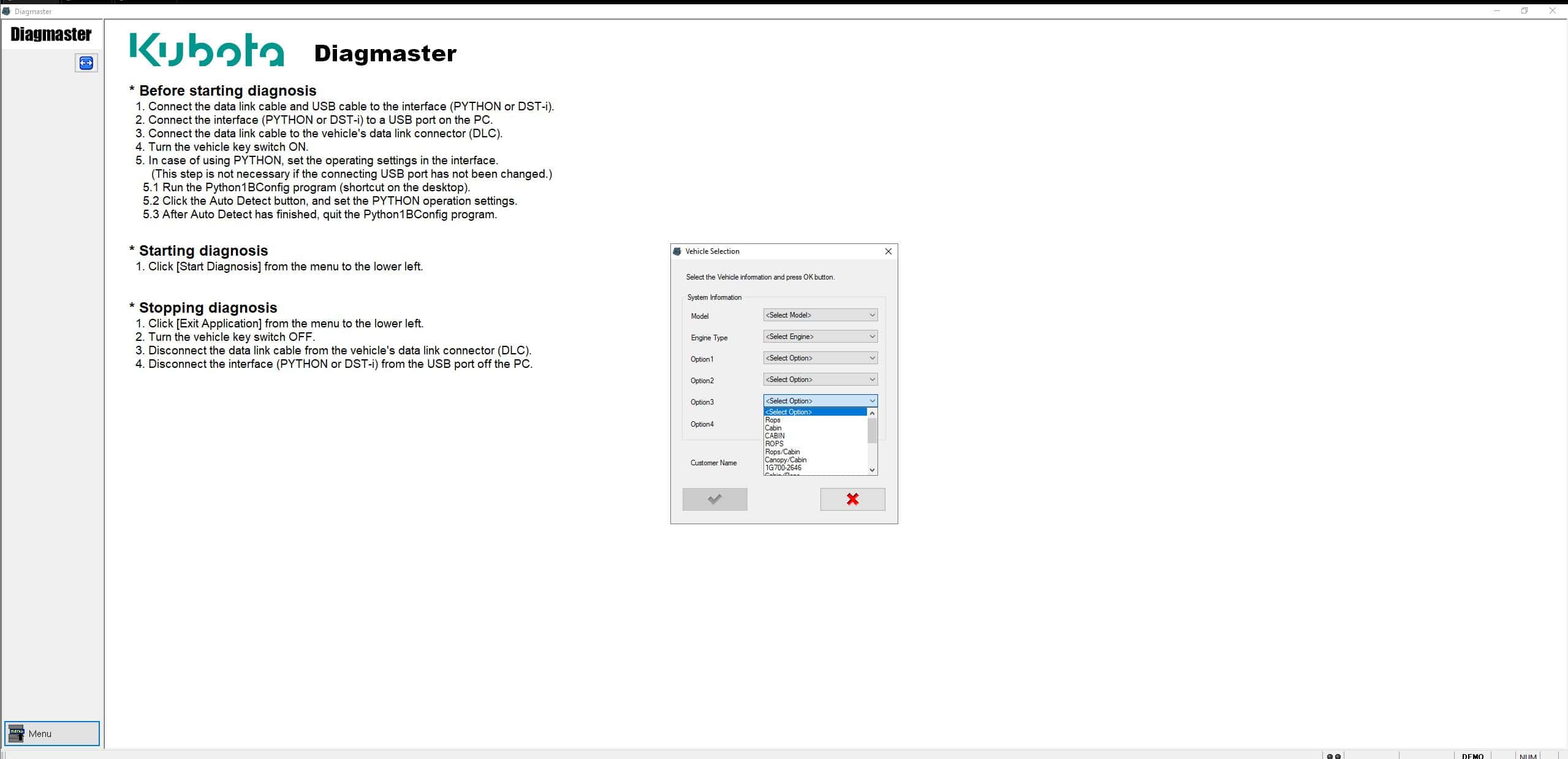 How To Fix Error Kubota Diagmaster 22.08.01 Diagnostic Program (1)