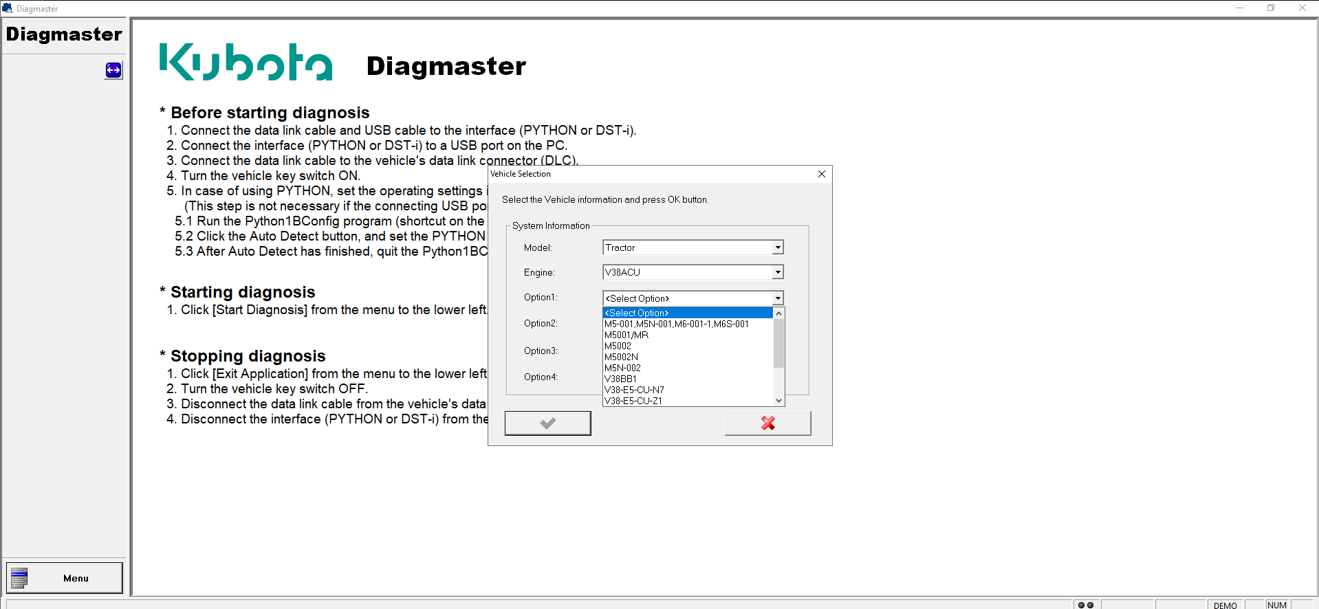 How To Fix Error Kubota Diagmaster Ver 25.02.01 Diagnostic Program (1)