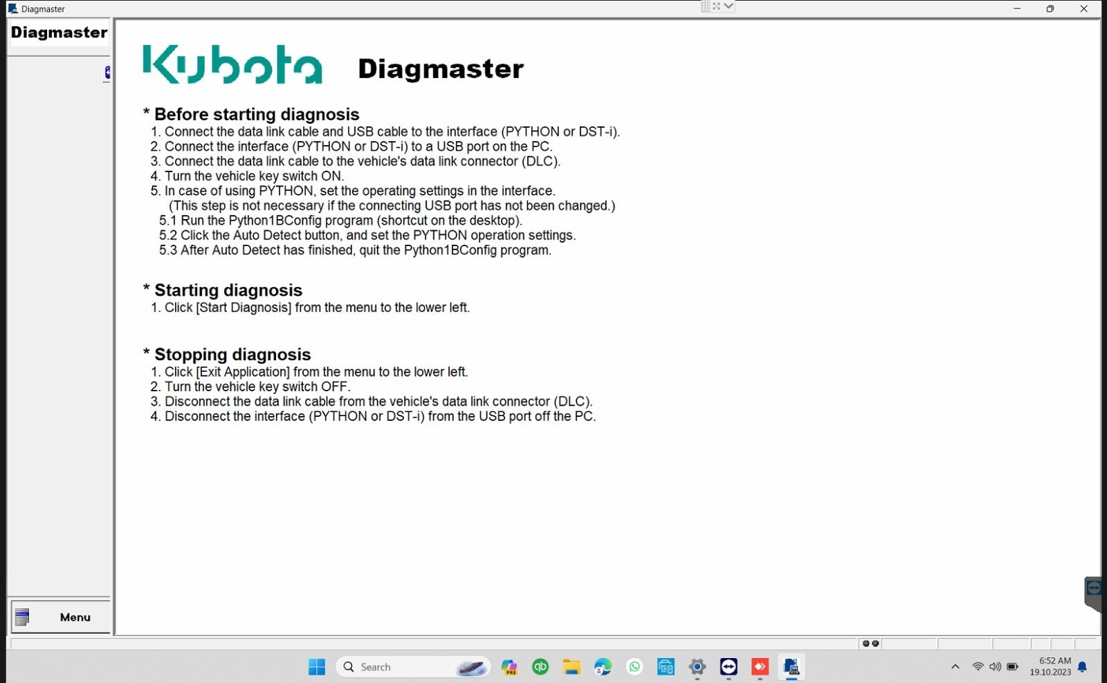 How To Fix Error Kubota Diagnostic Tool Diagmaster 22.08.01 2022 Level 9 Engineering (1)