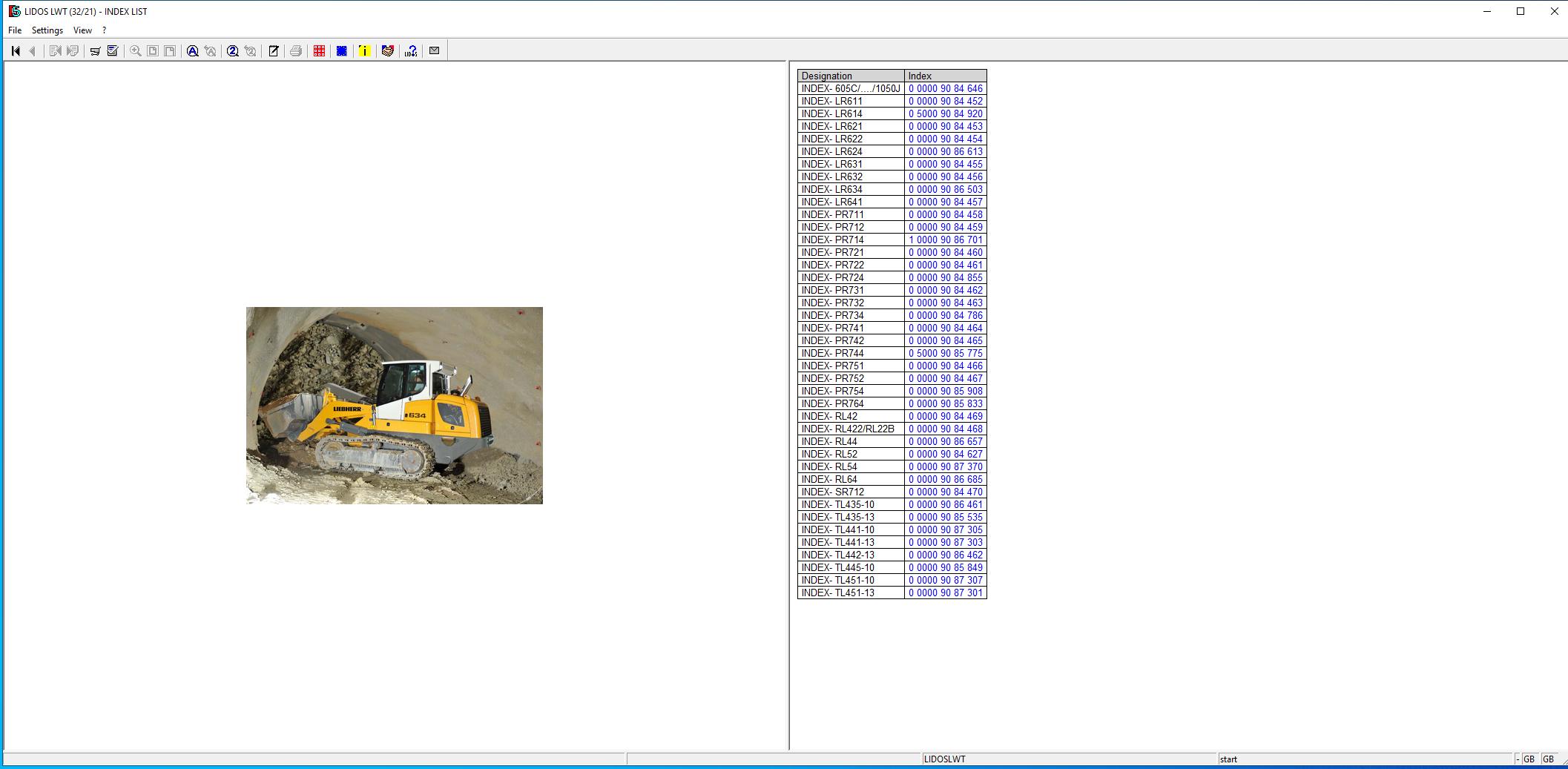 How To Fix Error Liebherr EPC Lidos Offline Crawlers Loader LWT 03.2022 Program (1)