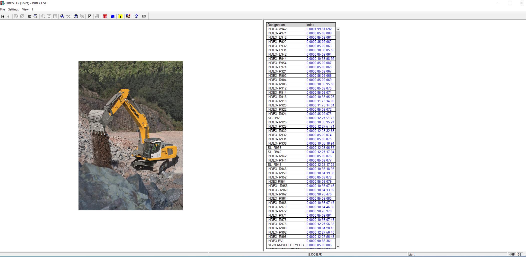How To Fix Error Liebherr EPC Lidos Offline Wheeled Excavator LHB 03.2022 (1)
