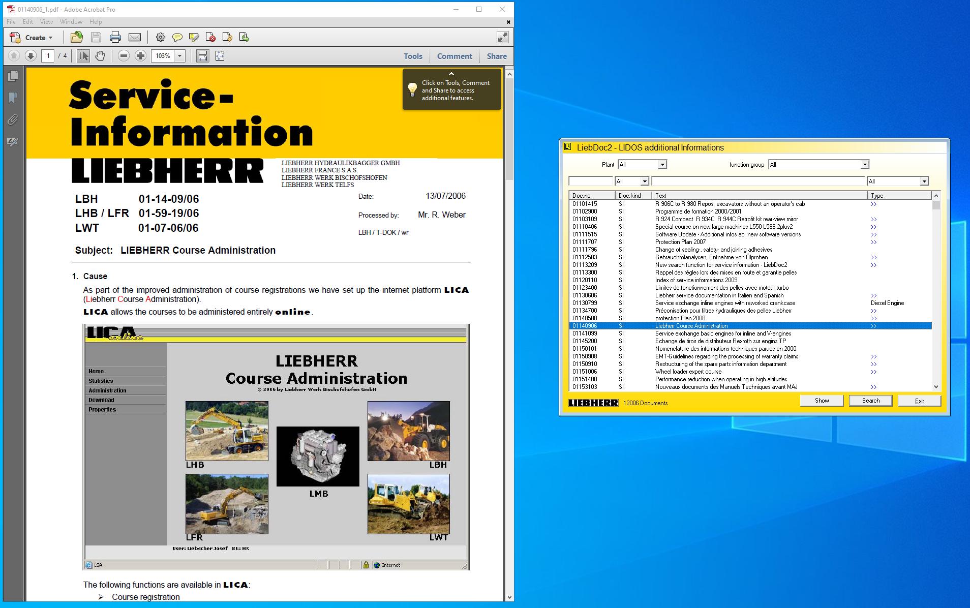 How To Fix Error Liebherr Liebdoc2 Offline 03.2022 Lidos Additional Information (2)