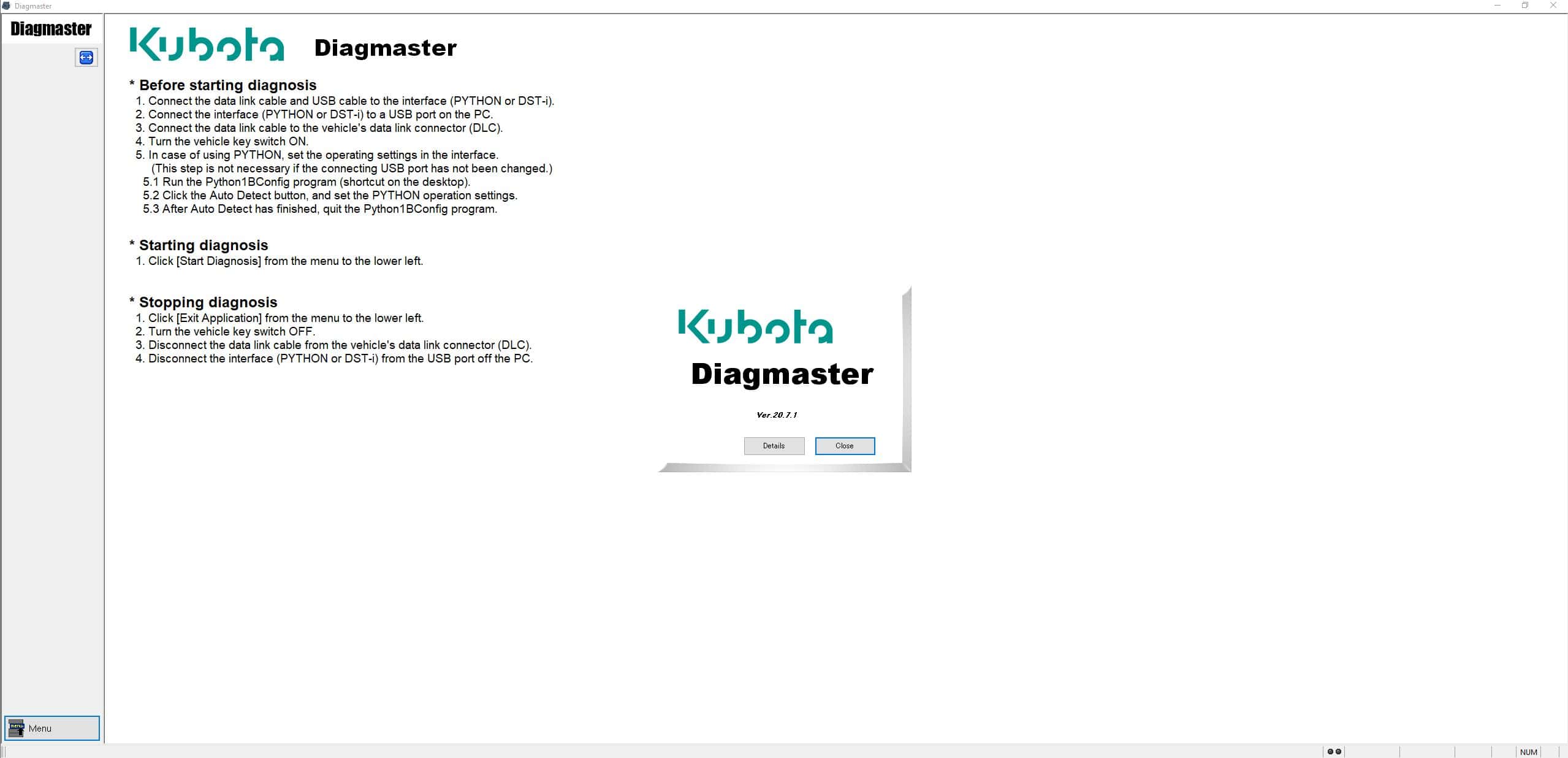 How To Fix Error Merlo Diagmaster Engine ver.19.10.21 Diagnostic Program (2)