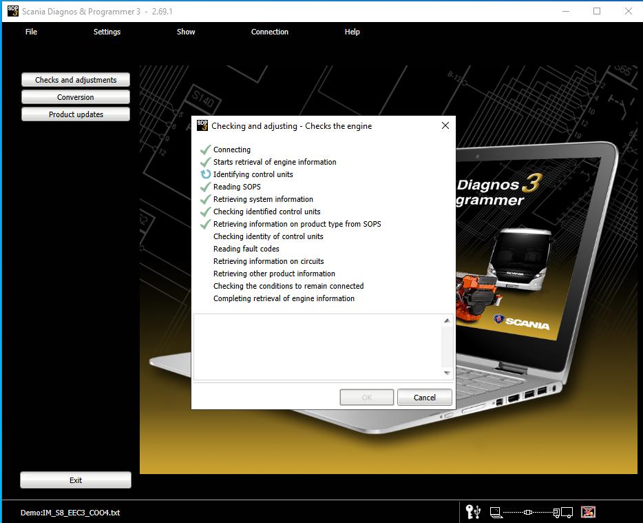 How To Fix Error Scania SDP3 2.69.1.2 2026 Marine and Industrial Engine Diagnostic Program (2)