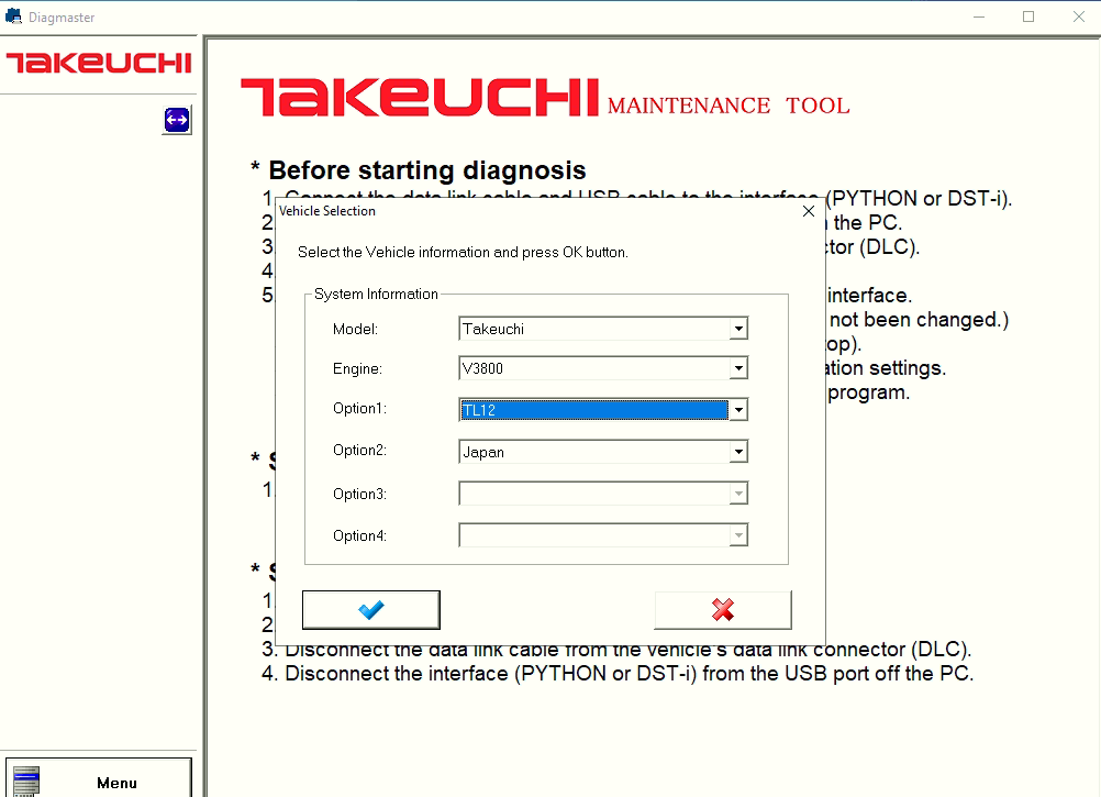 How To Fix Error Takeuchi Diagnostic Tool DiagMaster Ver.4.1.1 2023 LEVEL 9 (1)