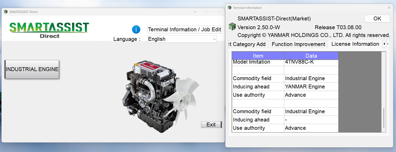 How To Fix Error YANMAR SMART ASSIST Industrial Engine V2.50 09.2025 Diagnostic Program (2)