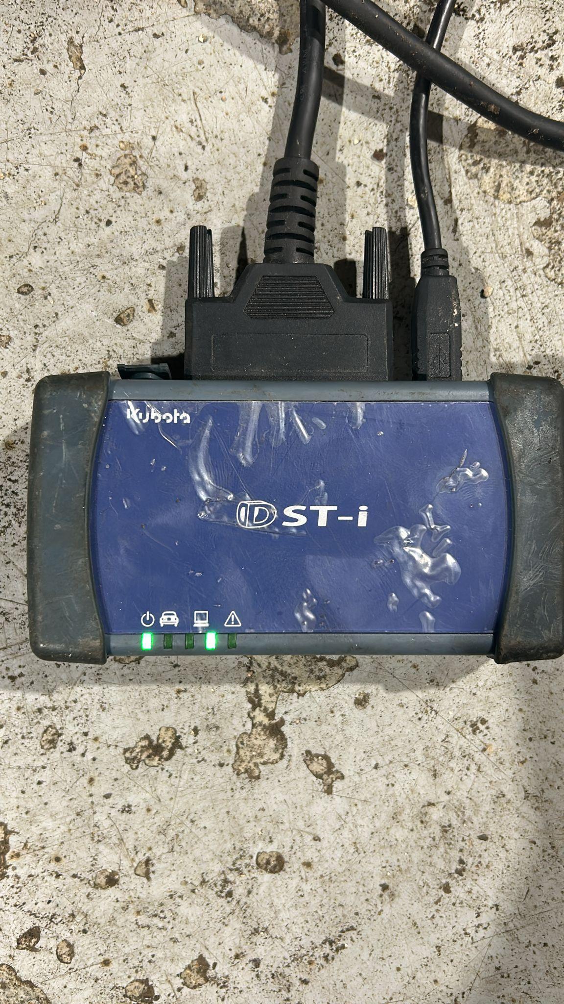 How to connect Machine Dieci with Dieci Kubota Diagmaster DSTi Adapter 13