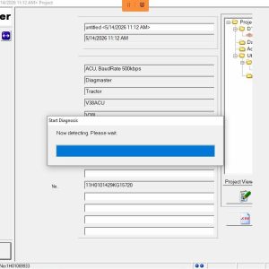 How to connect Machine Dieci with Dieci Kubota Diagmaster DSTi Adapter 3