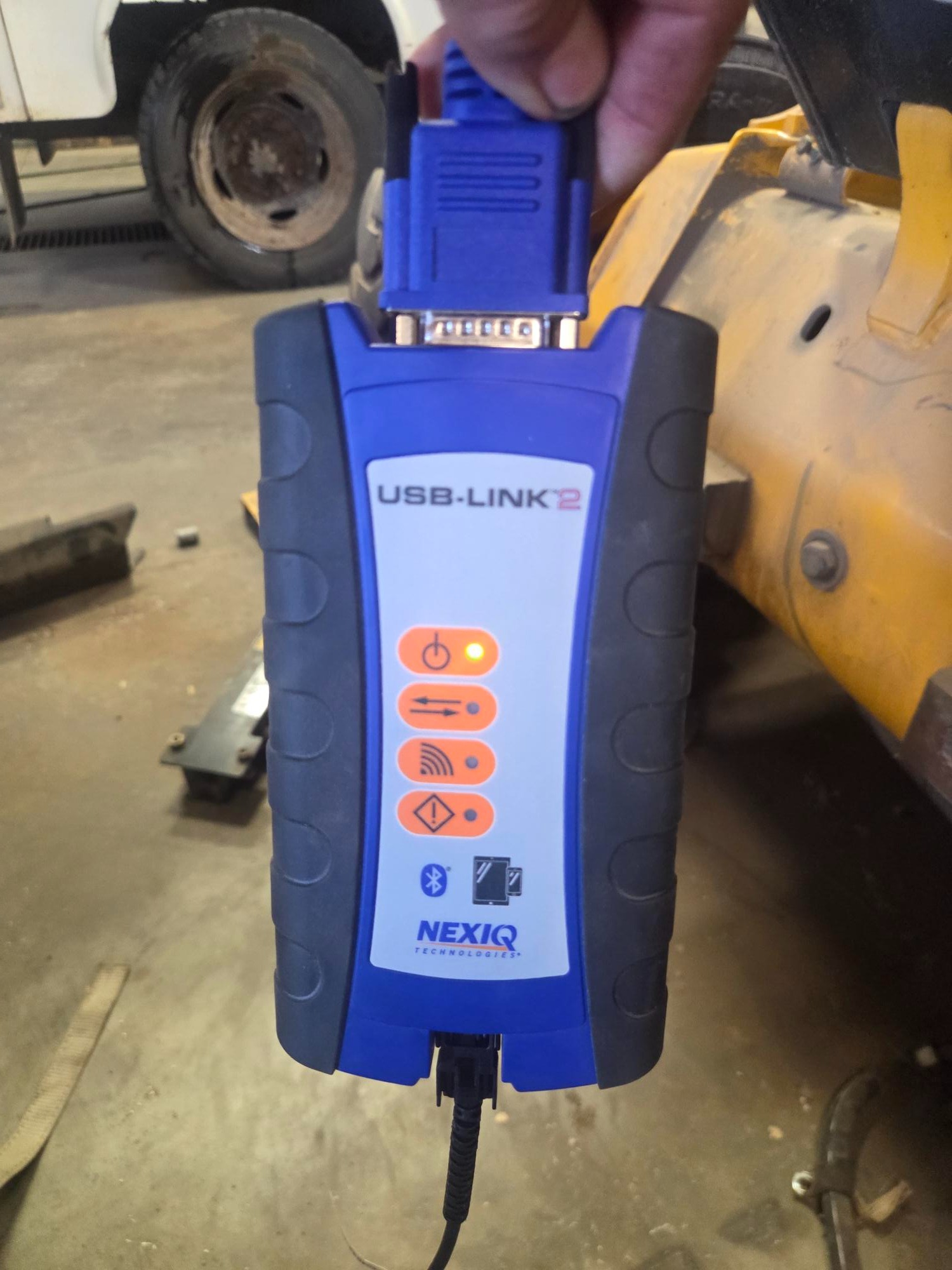 How to connect Machine JCB ServiceMaster with Nexiq USB link 2 4