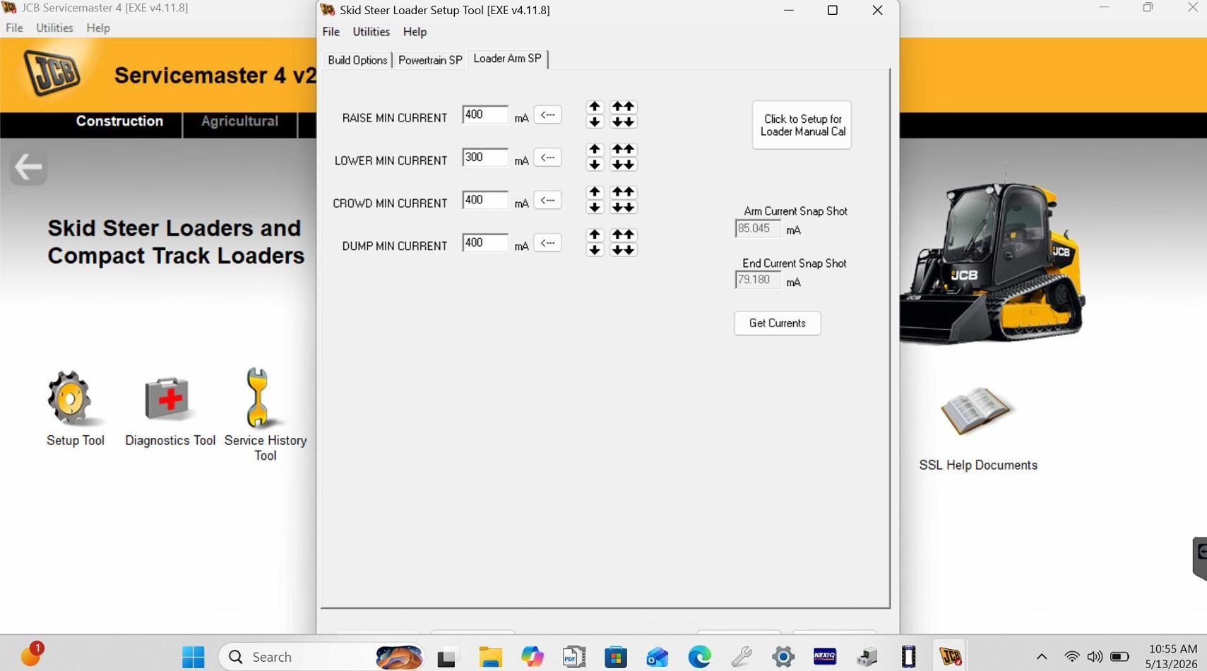 How to connect Machine JCB ServiceMaster with Nexiq USB link 2 7