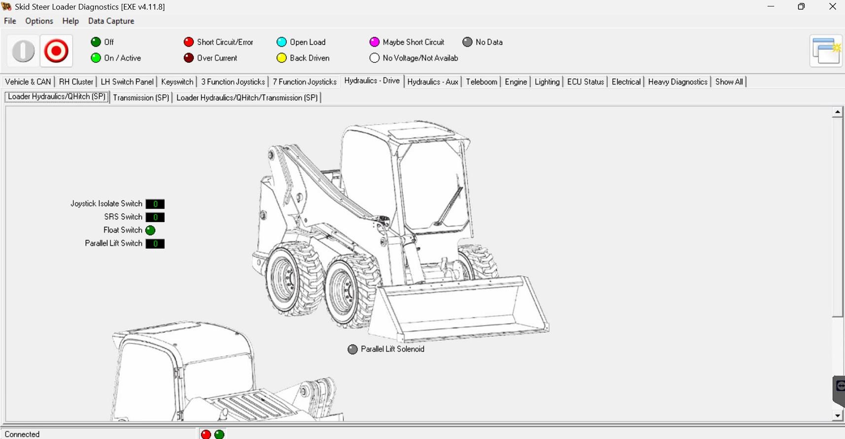 How to connect Machine JCB ServiceMaster with Nexiq USB link 2 9