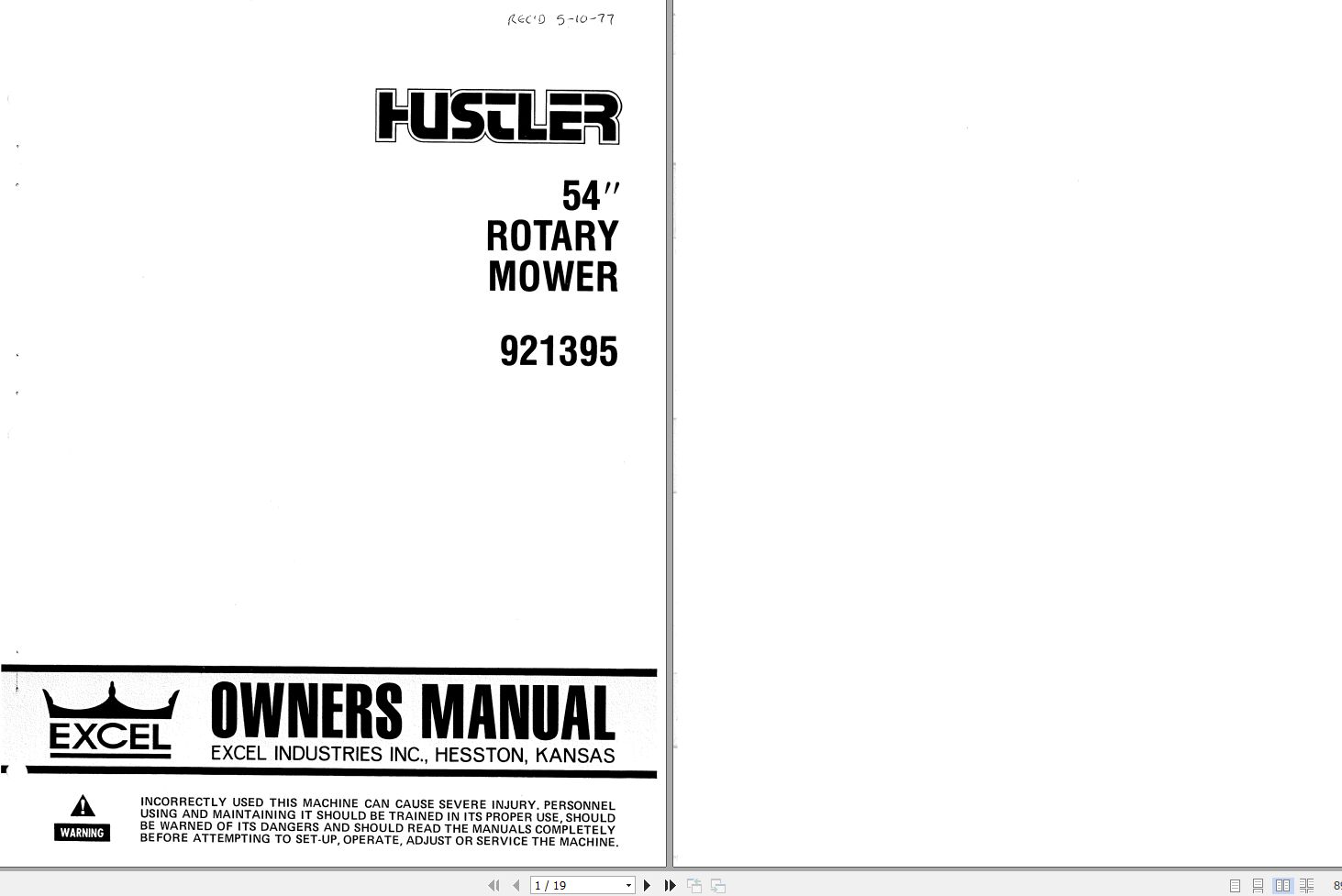 Hustler 9.16 GB Mowers Collection Full Manuals PDF Updated 2026 (5)