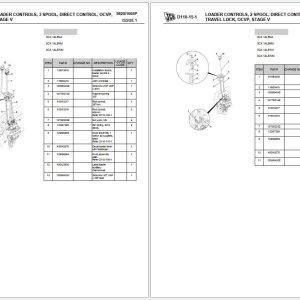JCB Backhoe Loader 3CX 14L5NA 3CX 14L5NM 3CX 14L5WA 3CX 14L5WM Parts Catalog 9820 1665P (2)
