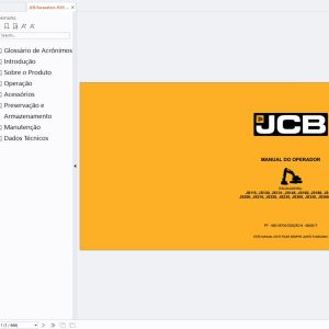 JCB Excavators JS115 to JS370 Operators Manual 9821 9720 PT (1)