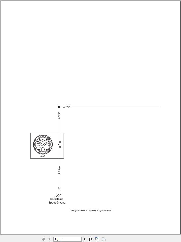 John Deere Harvester 8100 to 8800 Electrical Diagram TM407019 (3)