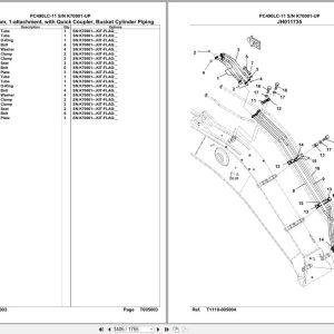 Komatsu Excavator PC490LC 11 SN K70001 UP Parts Catalog (3)