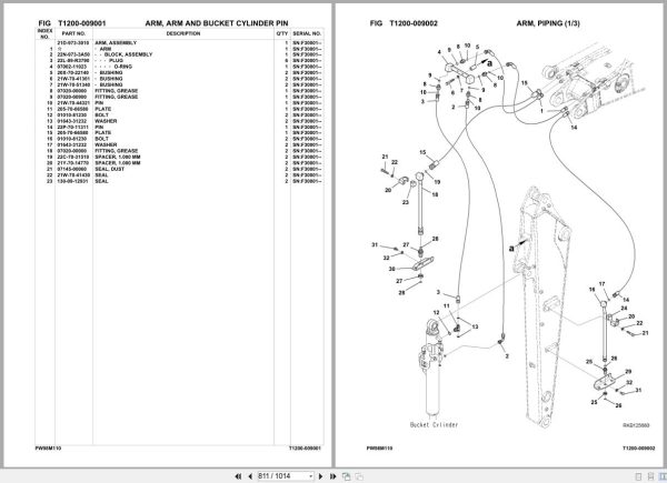 Komatsu Excavator PW98MR 11E0 SN F30001 UP Parts Catalog (3)