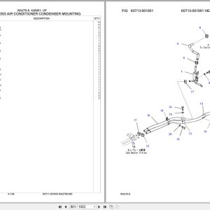 Komatsu Wheel Loader WA270 8 A28001 UP Parts Catalog (3)
