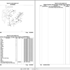 Komatsu Wheel Loader WA475 10 SN A40001 UP Parts Catalog (3)