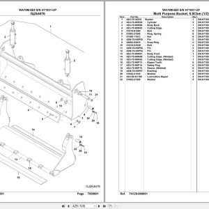 Komatsu Wheel Loader WA70M 8E0 SN H71051 UP Parts Catalog (3)
