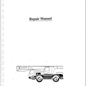 Krupp Crane KMK 2025 Diagrams and Maintenance Repair Manual EN PT 1