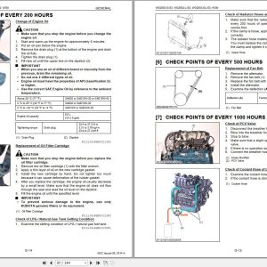 Kubota Engine WG2503 E3 Workshop Manual 9Y111 09142 (2)
