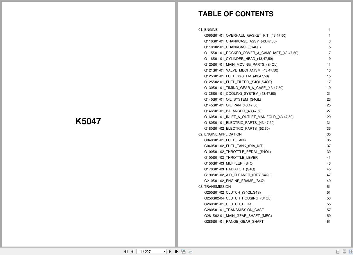 LS Tractor KAI Series K5047 Parts Catalog (1)