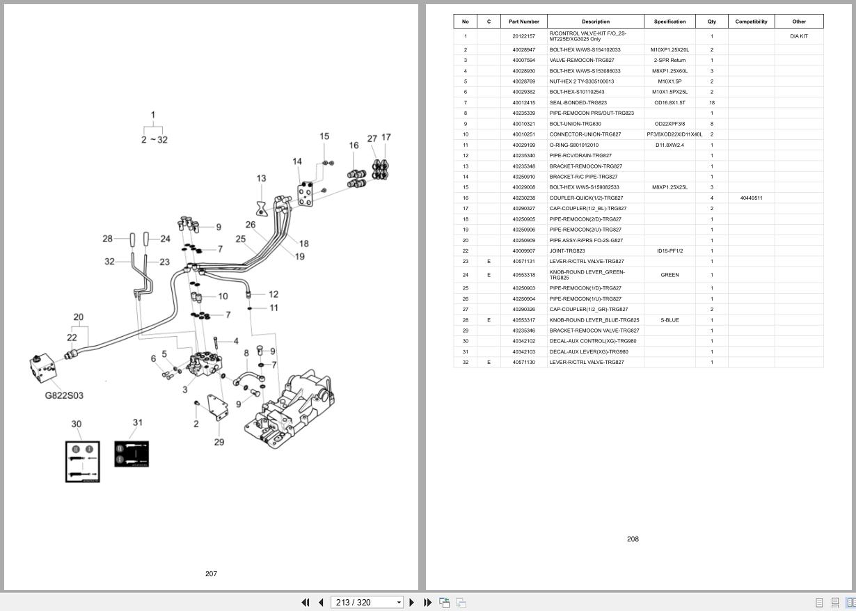LS Tractor MT2E Series MT225E MT225HE (with S3L2) Parts Catalog (3)