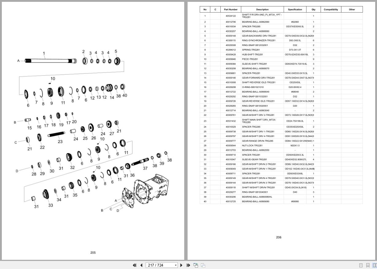 LS Tractor MT2E Series MT226E MT232E MT242E (with 3TNV88 4TNV88) Parts Catalog (3)