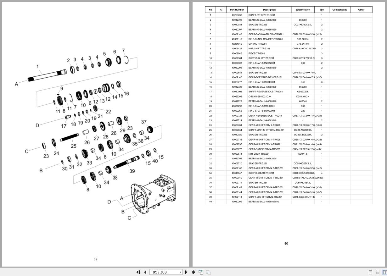 LS Tractor MT2E Series MT240E MT240HE (with L3C19 T) Parts Catalog (2)