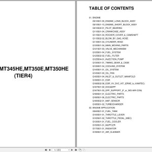 LS Tractor MT3E Series MT345E MT345HE MT350E MT350HE (TIER4) Parts Catalog (1)