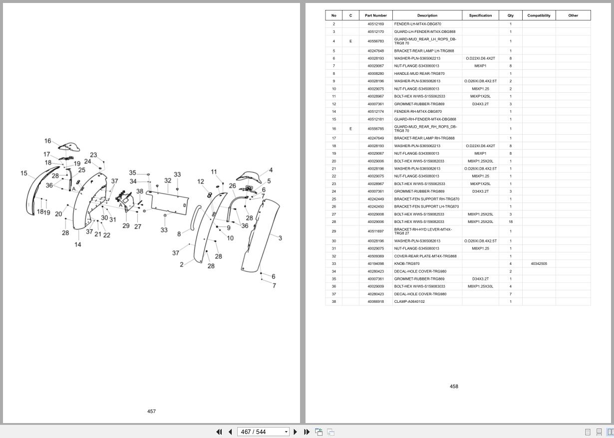 LS Tractor MT4 Series MT463 MT473 Parts Catalog (3)