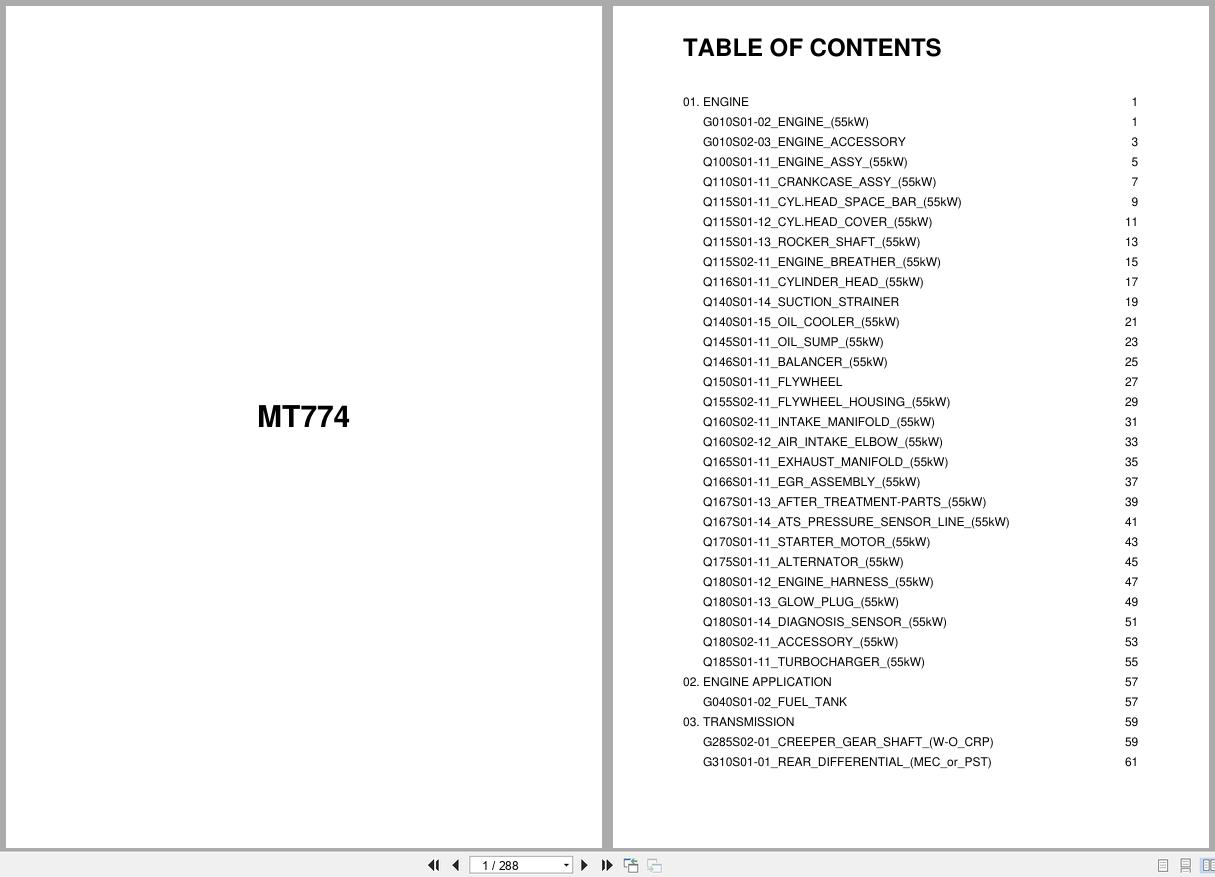 LS Tractor MT7 Series MT774 Parts Catalog (1)