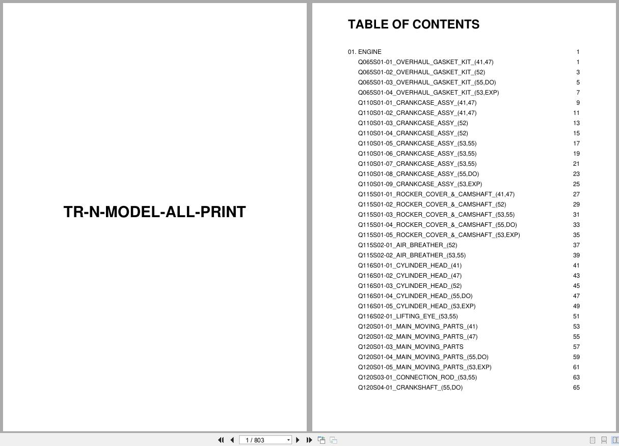 LS Tractor N Series TR N Model All Parts Catalog (1)