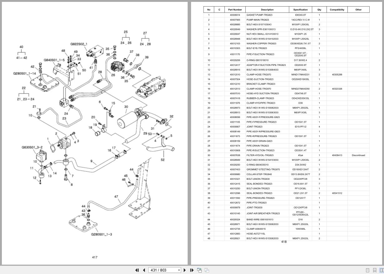 LS Tractor N Series TR N Model All Parts Catalog (2)