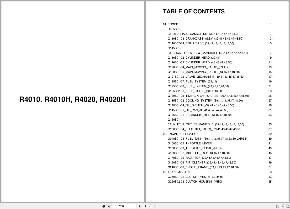 LS Tractor R Series R4010 R4010H R4020 R4020H Parts Catalog (1)