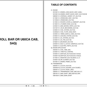 LS Tractor S Series U5020 (Roll bar or U60CA cab S4Q) Parts Catalog (1)