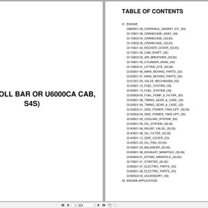 LS Tractor S Series U5030 (Roll bar or U6000CA cab S4S) Parts Catalog (1)