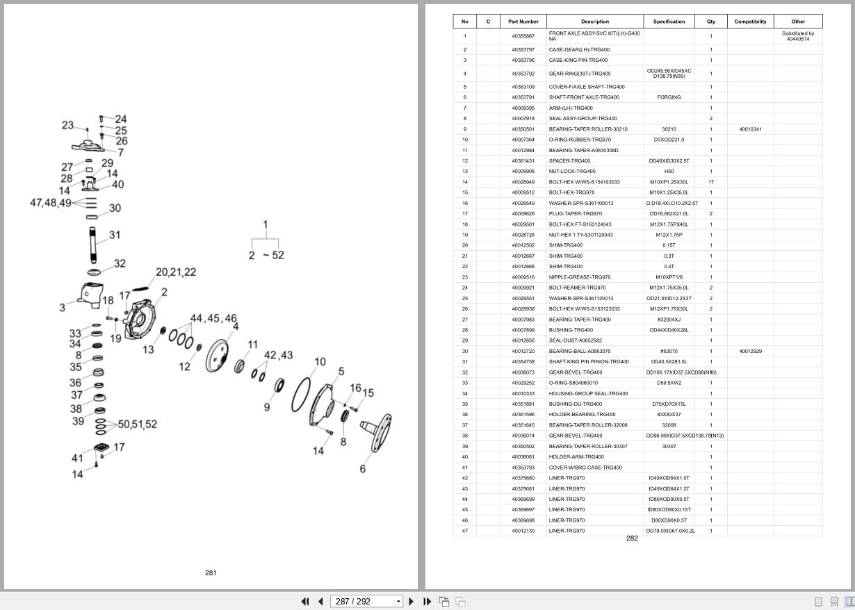 LS Tractor S Series U5030 (Roll bar or U60CA Cab S4S) Parts Catalog (3)