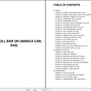 LS Tractor U Series U5020 (Roll bar or U6000CA Cab S4Q) Parts Catalog (1)