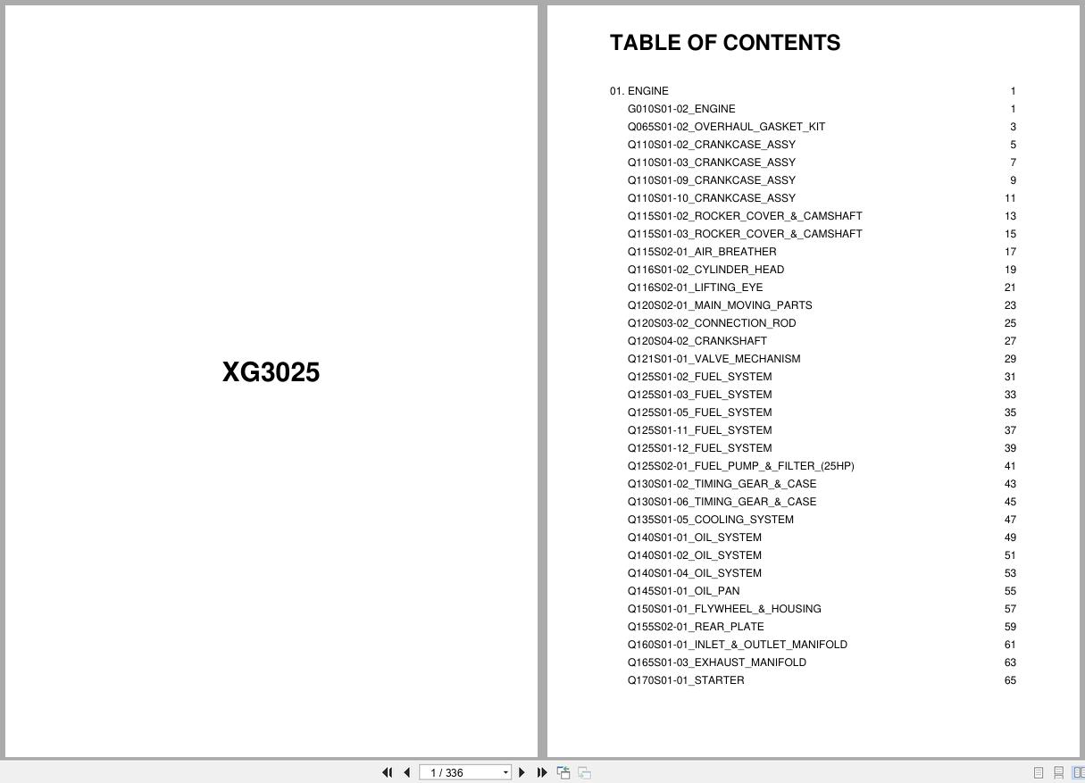 LS Tractor XG Series XG3025 Parts Catalog (1)