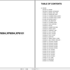LS Tractor XP Series XP8084 XP8094 XP8101 Parts Catalog (1)